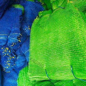 Sacs en maille Raschel en PE de qualité supérieure, écologiques, en matériau vierge, 50 kg, sac en maille multifonctionnel en HDPE pour légumes et fruits - Product Image 5