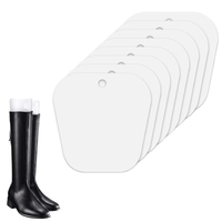 Embauchoirs de maintien pour bottes de 8 pouces en plastique noir, formes de bottes, extenseurs et garnitures pour bottes longues
