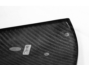 Pour Lexus Nouveau ES/IS/LS/LC/UX/RC – Coque de rétroviseur en fibre de carbone sèche pressée à chaud – Noir/Gris - Product Image 4
