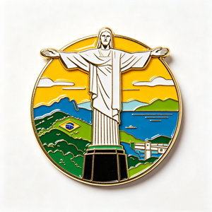 Imán de Refrigerador de Metal Grabado al por Mayor, Diseño de Logotipo Personalizado, Adhesivo Magnético de Atracción Turística, Adorno para el Hogar - Product Image 4