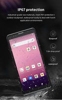 SDK gratuit Android 12 GMS Collecteur de données Bluetooth NFC GPS OTG Lecteur de code QR 2D portable robuste Scanner de codes à barres industriel PDA