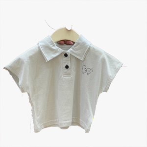 Camiseta con cuello tipo polo para niños, a la moda, elegante y versátil, estilo nuevo para bebés - Product Image 5