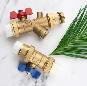 Alahot Uygun Fiyatlı Pirinç SS304 Küresel Vana Dişi Dişli Elektrokaplama 2 Parçalı 1/2 3/4 İnç Küresel Vana OEM - Product Image 4