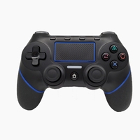 Manette de jeu pour PS4, manette sans fil BT, six axes, double vibration pour PS4/PC, manette de jeu sans fil