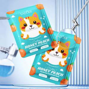 SADOER Usine Grenade Myrtille Carotte Racine Tige Miel Pêche Acide Hyaluronique Masque Facial Soins Du Visage Produits De Beauté - Product Image 1