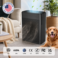 Purificateur d'air domestique moderne et fiable pour chambre, salon, bureau avec livraison rapide depuis l'entrepôt américain, compatible OEM/ODM, certifié ETL EPA CE FCC