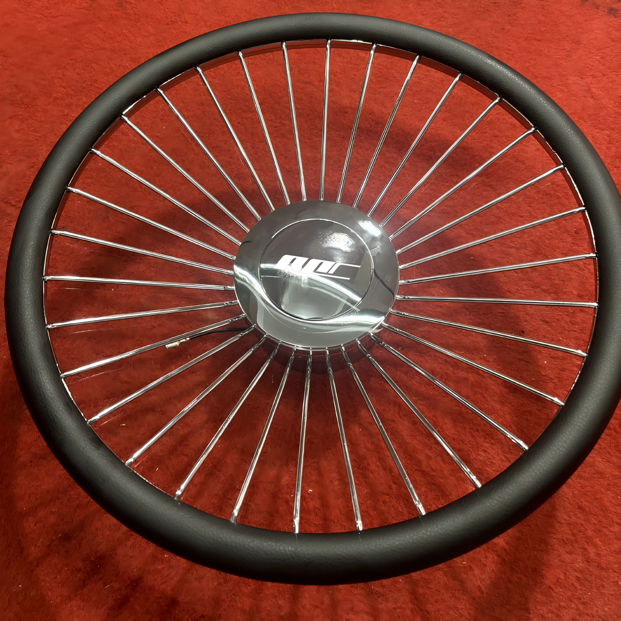 Cromo Argento &amp; Volante da 15 Pollici a 32 Razze