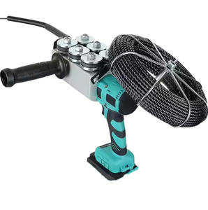 Dénudeur de fils électriques industriel et de bricolage à piles, machine murale pour le câblage et le tirage de fils (machine uniquement) - Product Image 1