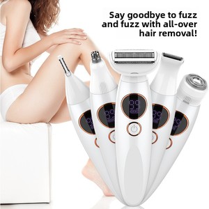 Tondeuse à cheveux rechargeable pour femmes, épilateur multifonction 7 en 1, épilateur pour tout le corps, rasoir pour poils pubiens - Product Image 5