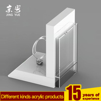 Support d'affichage pour montre connectée Hesvit avec panneau vertical, support de vente au détail en acrylique pour comptoir, style moderne, pré-assemblé