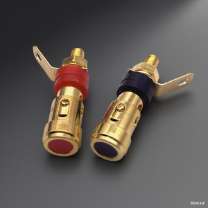 Rasantek פרמיה 4 מ "מ הודעות כריכות בננה-מסופי רמקול <span class=keywords><strong>hifi</strong></span> קישוריות אודיו מעולה ומערכות וידאו - Product Image 1