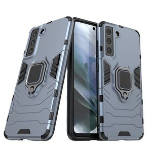 Cover Posteriore Completa in TPU+PC con Supporto e Anello per S21 FE A22 5G/A82 5G/ Quantum 2, Antiurto, Design Business - Product Image 1