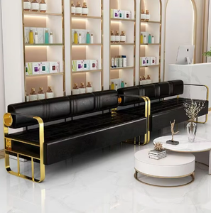 Contemporary Salon Furniture Barber Shop Beauty Salon Waiting Chair Clothing Store Resting Chair Bench - Product Image 5