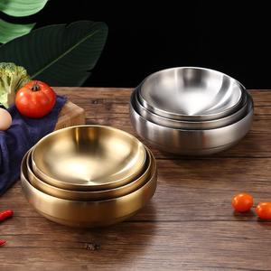 Stainless Steel Rice Bowl Double Walled 304 Household Soup Bowl For Hotel Food Adult Use - Product Image 3