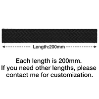 Sangle en nylon tressé élastique personnalisée de 18 mm - Sangle multi-usages pour bracelets de montre, ceintures, sangles de sacs et accessoires vestimentaires