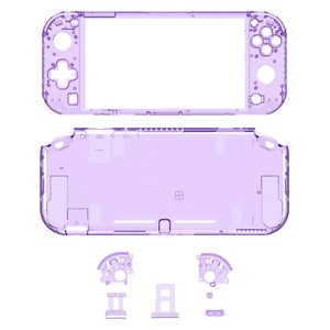 Glossy Transparent Purple Shell <b>Case</b> for Nintendo <b>Switch</b> Lite, High-Quality Replacement - Product Image 2
