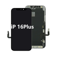 Kit de remplacement d'écran IncellComplete pour iPhone 12pm 13pm 14pm 15pm 16pm 17pm, comprend un ensemble d'outils adhésifs pour écran tactile LCD