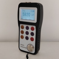 Jauge d'épaisseur ultrasonique numérique à large plage avec sonde séparée, testeur d'épaisseur ultrasonique industriel de haute précision