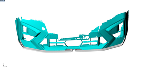 2 miếng sợi carbon F95 LCI tách môi phía trước cho BMW x5m LCI 2023-2024 - Product Image 3