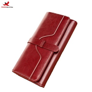 Vintage Women's <b>Long</b> <b>Wallet</b>, Fashionable <b>Wallet</b> <b>Long</b> Clip High-end Retro Daily Clutch Coin Purse RTS Bulk Mixed Order - Product Image 1