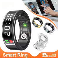 Bague Connectée SHR pour la Santé – Anneau Intelligent pour Couples, Suivi d'Activité avec Écran – Design Élégant, Surveillance Avancée de la Santé