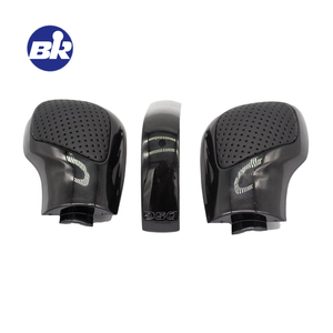 Pomo de Cambio de Marchas Cromado Mate con Cubierta Lateral de Cuero y Emblema <span class=keywords><strong>DSG</strong></span> para VW <span class=keywords><strong>Golf</strong></span> 6 <span class=keywords><strong>7</strong></span> <span class=keywords><strong>R</strong></span> GTI Passat B7 B8 CC R20 Jetta MK6 GLI - Product Image 1