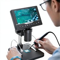 1000X Handheld Digital Magnifier with 5inch HD Screen Rechargeable Electronic Magnifying Glass for Reading and Inspection