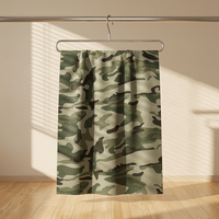 Tissu sergé camouflage extérieur 100% polyester 160 g/m², tissu gabardine pour veste de chasse, pour vêtements