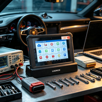 LAUNCH X431 PAD5 Scanner de diagnostic automobile professionnel pour véhicules légers et utilitaires, programmation ECU J2534 CAN FD DoIP