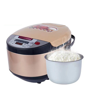 Olla Arrocera Dorada Multifuncional para el Hogar, de Gran Capacidad de 5 Litros, Estilo Leña, con Función de Temporizador, 220V, China - Product Image 3