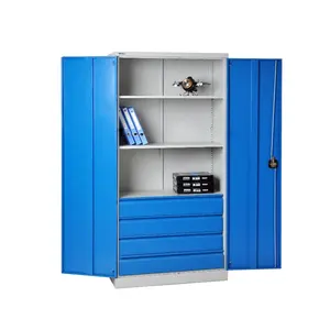 Storage cupboard with 4 drawers for warehouse and garage