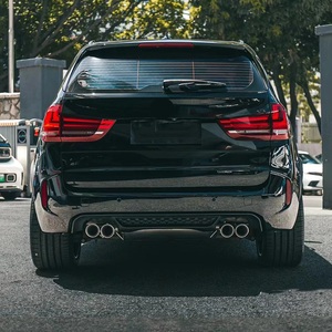 Car <span class=keywords><strong>X5</strong></span> F15 Upgrade X5M Body Kit paraurti anteriore posteriore con sistema di scarico per <span class=keywords><strong>BMW</strong></span> <span class=keywords><strong>X5</strong></span> F15 2014 2015 2016 2017 <span class=keywords><strong>2018</strong></span> - Product Image 6