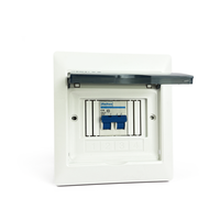 Boîtier de disjoncteur 4 voies JINHAI en plastique avec barre omnibus, certifié CE, pour usage domestique intérieur, vente en gros OEM
