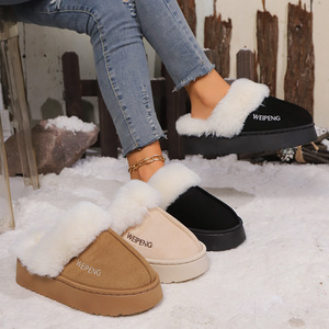Pantofole da <span class=keywords><strong>Donna</strong></span> StepGrace, Morbide e alla Moda, con Pelliccia Calda, Suola Spessa e Piattaforma per l'Inverno - Product Image 1