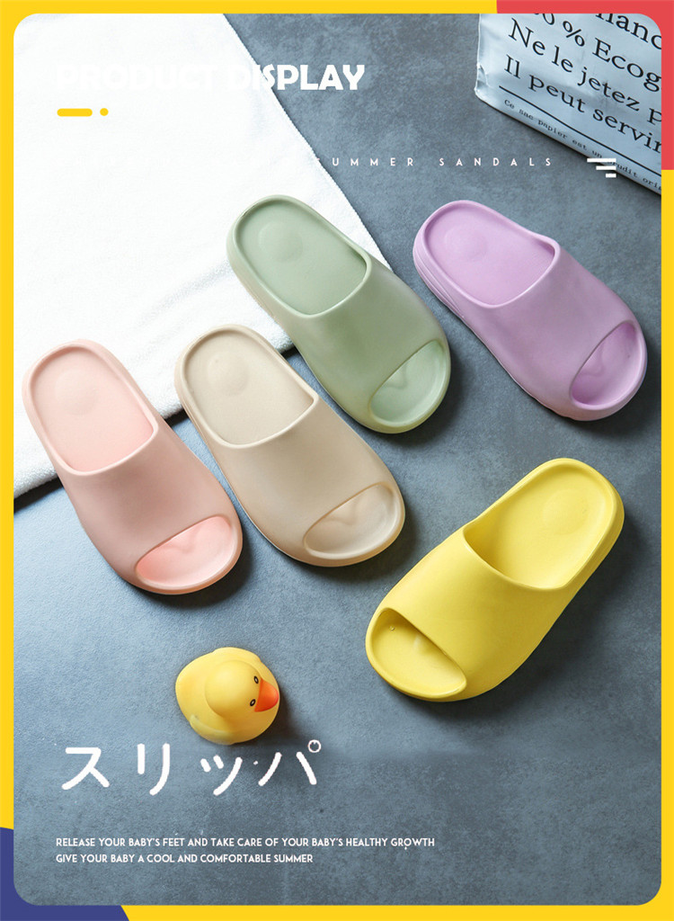 Girls Boys Baby Slippers Beach Slides Sandal Flat EVA Home Shoes Kids Slippers Children Boys