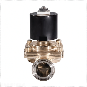 COVNA B2Bclearance Sale <b>Tri</b> <b>Clamp</b> Two Way Stainless Steel Food Grade Sanitary 1.5 Inch Water Solenoid Valve - Product Image 2