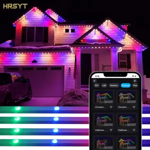 HRSYT Outdoor Decoration 2835 30mm Outdoor Lighting 12V 24v 48V Waterproof IP68 RGB RGBW Led Pixel Point Light