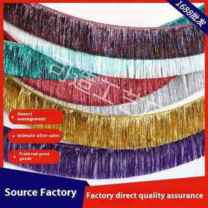 Cortina de Láminas con Borlas Hechas a Mano, Cinta de Encaje, Ecológica, Brillante, Decorativa para Fiestas de Cumpleaños, Bodas, Fondo de Bar - Product Image 5