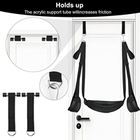 Kit de Balançoire de Porte BDSM pour Couples avec Bandeau, Sangle de Balançoire Ajustable et Poignées pour Positions Intimes, Jeu pour Adultes