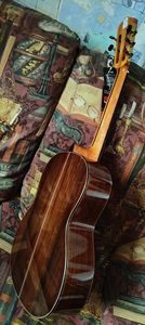 Professional 39 Inch Solid Wood Classical Guitar Cedar <b>Top</b> Back Sides Glossy Savarez Nylon <b>String</b> Alston DH-5 - Product Image 3