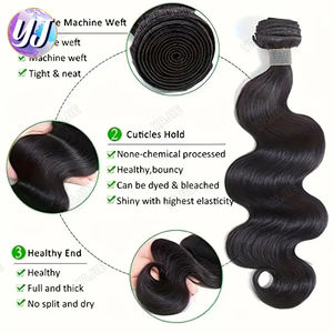 Venta al por mayor paquete de cabello humano sin procesar proveedor de cabello virgen 10A 12A grado virgen original brasileño paquetes de armadura de cabello humano - Product Image 5