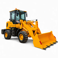 Backhoe Loader Pertanian Kompak 4x4 dengan Sistem Hidrolik Mesin Euro5 EPA Garansi 1 Tahun Mini Loader