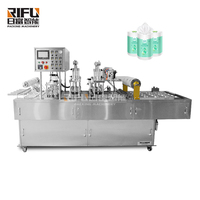Machine automatique de remplissage et de scellage de pots pour yaourt, pouding, crème et gelée d'eau – Machine d'emballage de yaourt