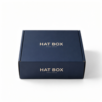 Cajas de Envío Personalizadas, Empaque de Cartón Ecológico para Marcas de Sombreros con Logotipo Personalizado e Inserto Protector