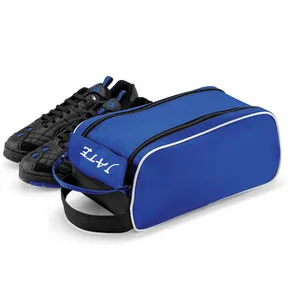 Borsa da scarpe portatile resistente con Logo personalizzato in Nylon sport da Golf borsa da viaggio con cerniera