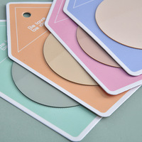Blocs-notes transparents autocollants ronds en PET couleur Morandi, pour papeterie, carnet, journal, fournitures de bureau et scolaires