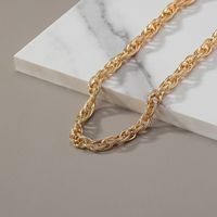 Collier Monaco pour femme en alliage de zinc plaqué or 14 carats avec fermoir diamant et diamants incrustés, idéal pour les voyages