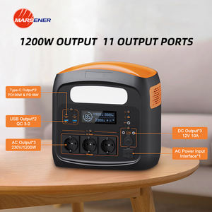1500w 태양열 발전기 1100Wh 휴대용 발전소 UPS 230V LiFePO4 가정용 야외 태양 광 발전소 - Product Image 2