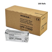 100 rouleaux de médias d'impression thermique pour échographie Upp-110 HD Type II pour la vente en gros