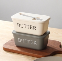 Couteau à beurre en plastique PP de qualité alimentaire au design moderne pour la cuisine, le rangement du réfrigérateur, la fête ou la maison.